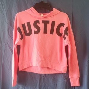 Girls Justice hooded sweatshirt